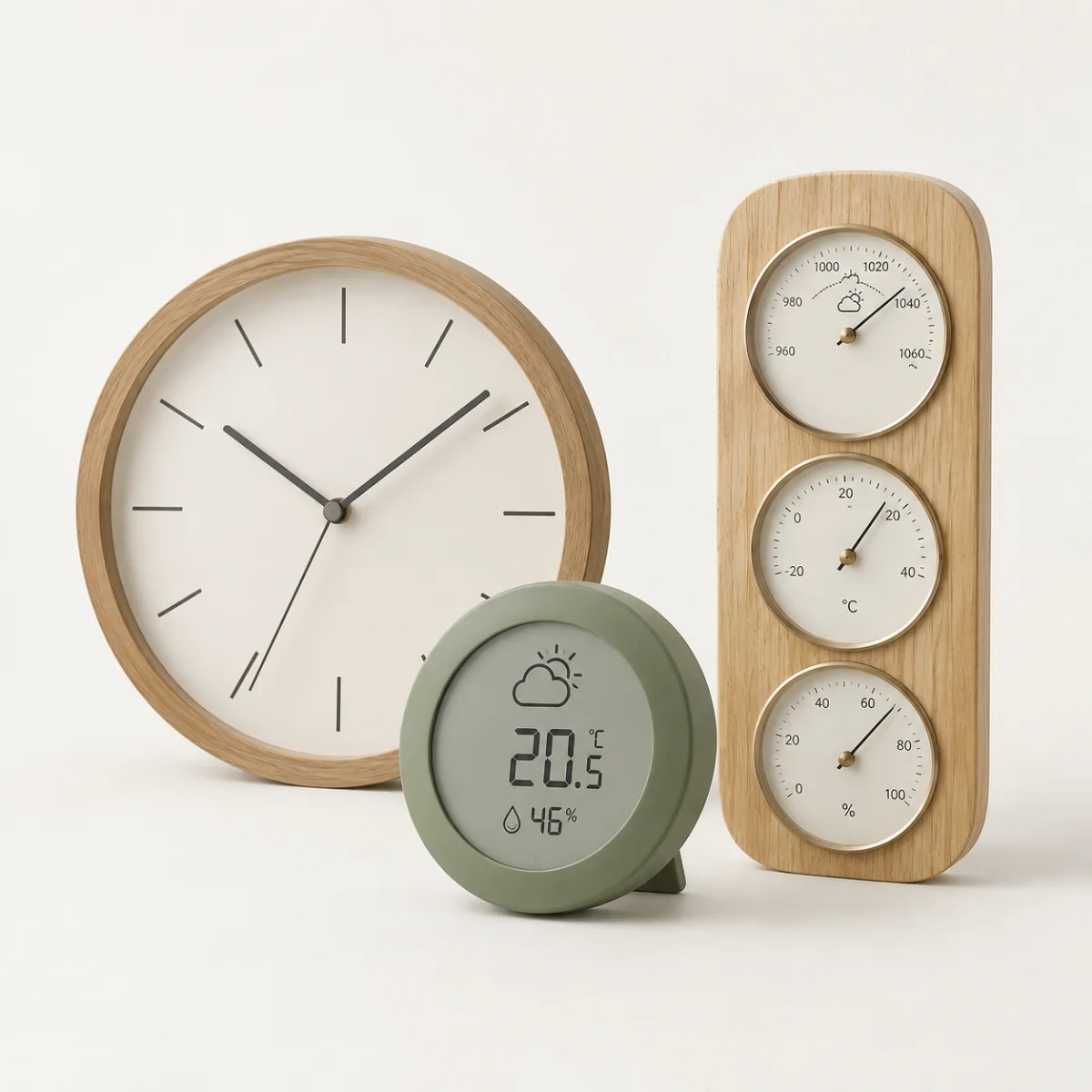 Klockor & väderstationer