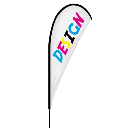 Beachflagga Droppe 90 x 305 cm
