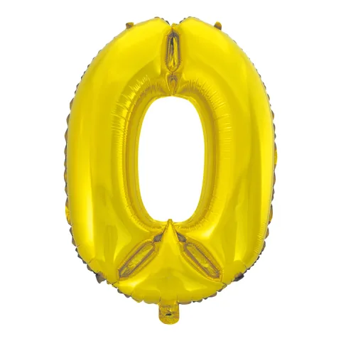 Ballongsiffror i guld ca 50 cm höga