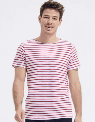 Men´s Round Neck Striped T-Shirt Miles
