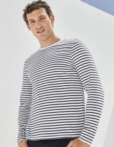 Unisex Long Sleeved Striped T