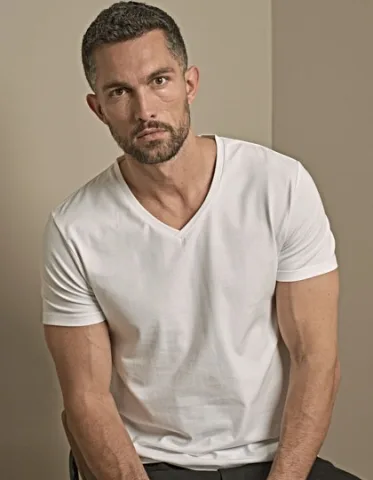 Stretch V-Neck Tee