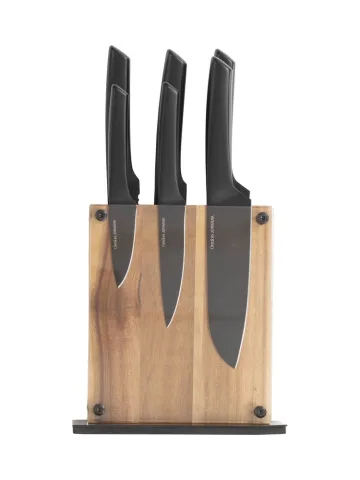 Knivset, 6 delar med knivblock